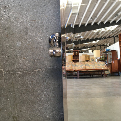 Restoration Hardware Traditional Pivoting Mirror in Polished Chrome By RH