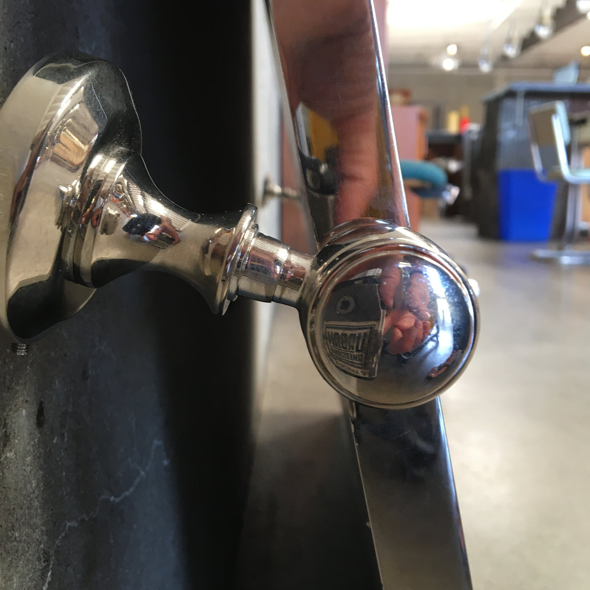 Restoration Hardware Traditional Pivoting Mirror in Polished Chrome By RH