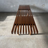 Mid Century Modern Style Slat Bench