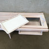 Mid Century Slat Table/Bench