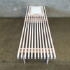 Mid Century Slat Table/Bench