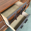 Mid Century Broyhill Style Geometric Credenza / Dresser