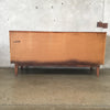 Mid Century Broyhill Style Geometric Credenza / Dresser