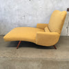 Mid Century Wave Chaise Lounge