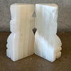 Quartz Pre-Colombian Ivory Book Ends