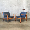 Mid Century Swedish Modern Lounge Chairs By Folke Ohlsson