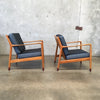 Mid Century Swedish Modern Lounge Chairs By Folke Ohlsson