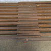 Mid Century Brown Slat Bench