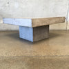 Faux Concrete Style Coffee Table
