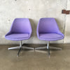 Pair of Early 1960's Steelcase Swivel Bucket Chairs