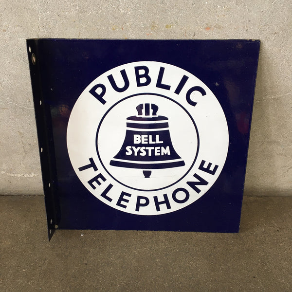 Porcelain Bell Telephone Sign