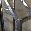 70's Chrome Glass Etagere
