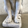 Concrete Welcome Home Dog Statue