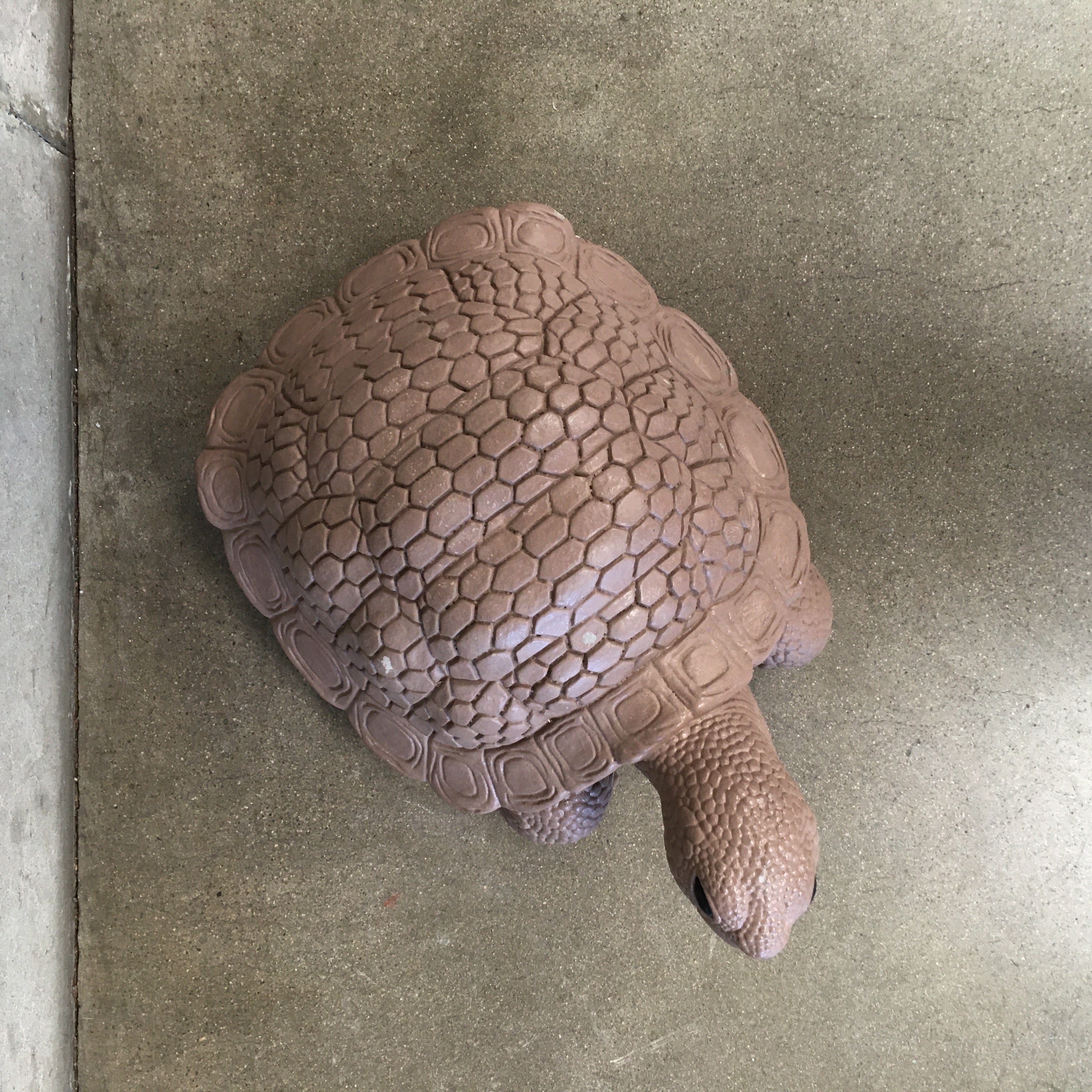 Large Handmade Stone Tortoise Garden Statue – Concrete Ornament, Grey, 15.5 Kg (UK Made)