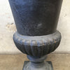 Vintage Black Iron Urn