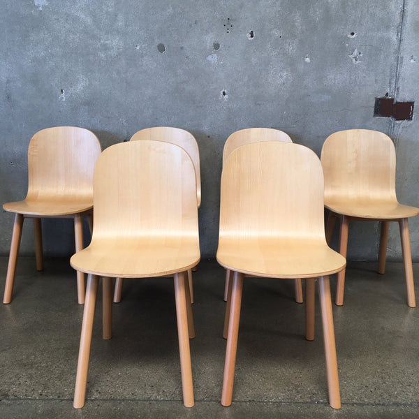 Set of 6 Bentwood Nordic Chairs