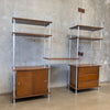 Mid Century Vintage Modular Wall Unit Shelving
