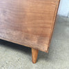 Mid Century Modern Credenza Sideboard With Locking Side Cabinet