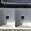Rohl Shaws Original Lancaster Double Bowl Apron Front Fireclay Kitchen Sink