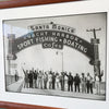 Framed Santa Monica Pier Entrance Photo