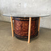 1960's Custom Made Drum Table