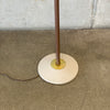 MCM Pole Lamp w/3 Fiberglass Shades - Tested/Working