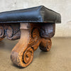 Vintage Mid Century Modern Tiki Style Bench Made By Witco
