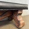 Vintage Mid Century Modern Tiki Style Bench Made By Witco