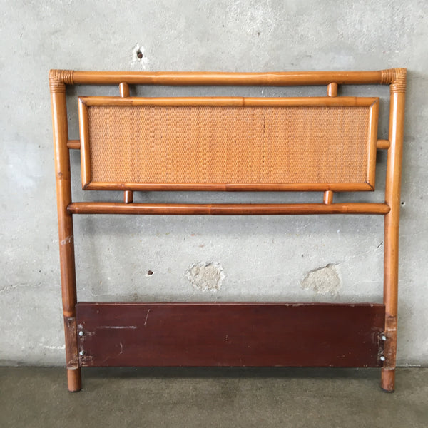 Vintage Rattan Headboard