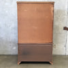 Art Deco High Dresser w/Burlwood & Oak by Stanley Furniture