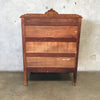 Art Deco Dresser With Black Painted Drawer