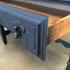 Black Painted Vintage Wood Desk