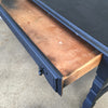 Black Painted Vintage Wood Desk