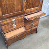 Vintage 1920's Oak Sectional Flat File Cabinet