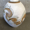 1970's Hand Thrown Ceramic Pottery Lamp By Wishon Harrel