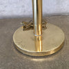 Post Modern Gold & Lucite Floor Lamp