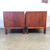 Mid Century Walnut Night Stands