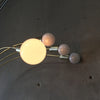 Vintage Brass Plated Marble Base Arc Lamp