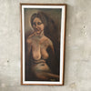 Paul Tapia Large Nude Oil Painting