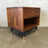 Pair of Soho Acacia Wood Side Tables/Nightstands