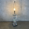 Paul Hanson Crystal Lamp Plinth Marble Base