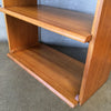Pair of Homemade Solid Teak Wood Shelves