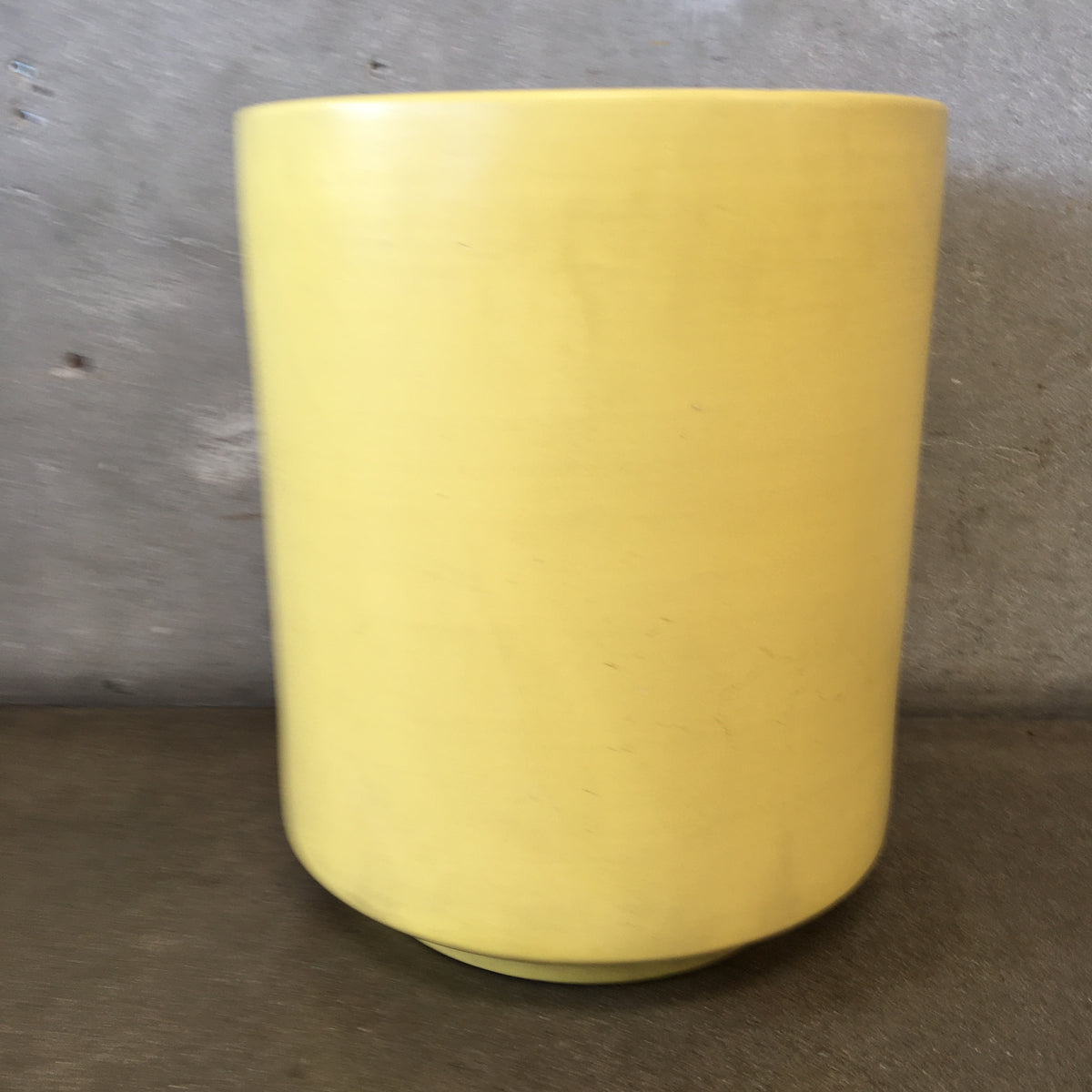 Mid Century Modern 1970's Yellow Garden Pot By Gainey
