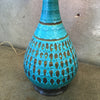 Mid Century Modern Table Lamp With Vibrant Turquoise