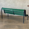 Post Modern Black and Green Bench