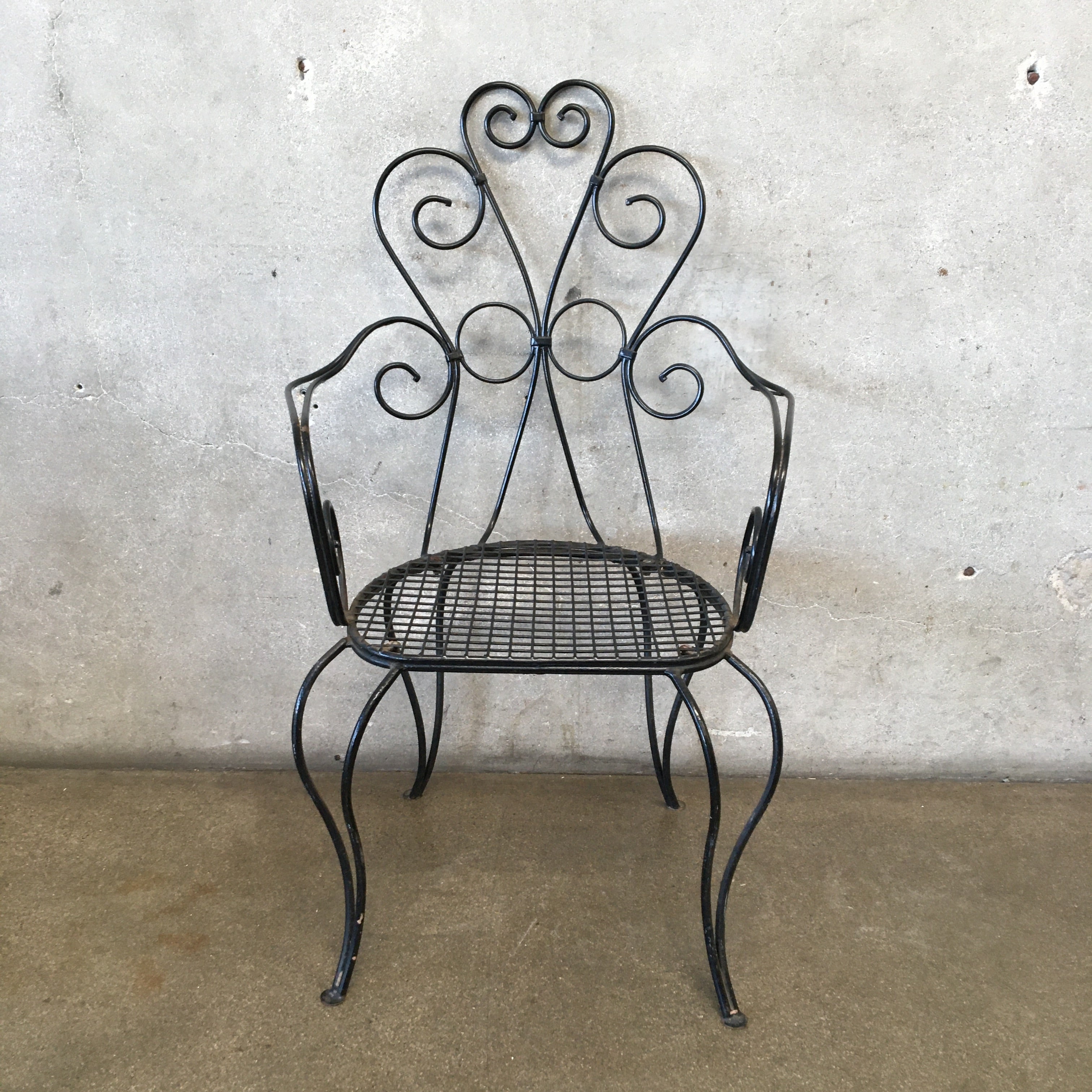 Wrought iron arm chairs new arrivals