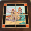 Scenic Tile Table with Santa Barbara Mission Taylor Tiles