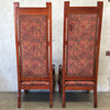 1890's Pair of Mahogany Press Back Hall Chairs