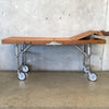 Antique Wood Traveling Undertaker Table