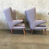 Pair of Papa Chair Style By Designform Gordon Lounge Chair